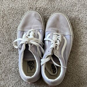 Vans Light Gray Canvas Sneakers